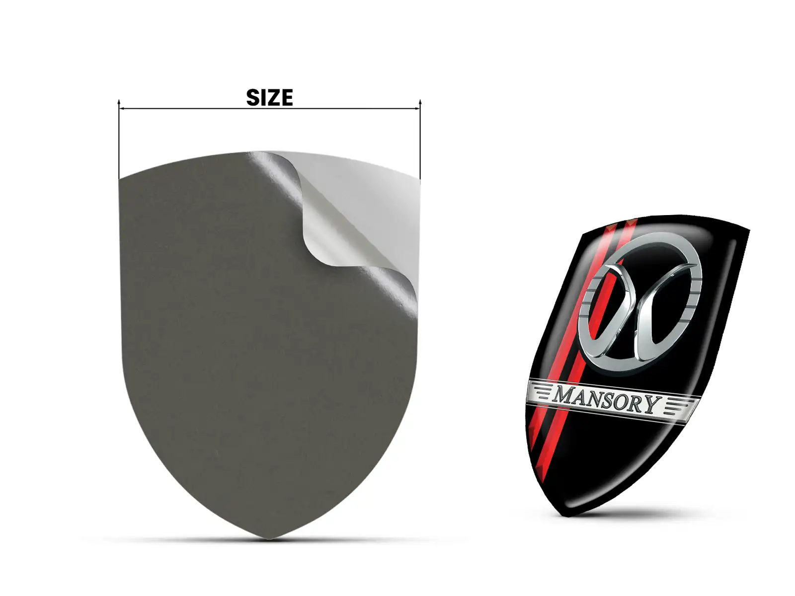 Mansory Pegatinas Con Relieve Universal Alta Calidad Profesional